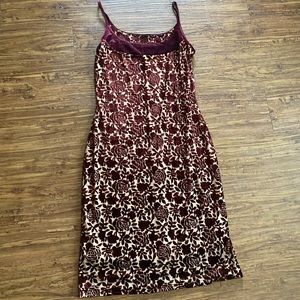 Velvet burnout dress